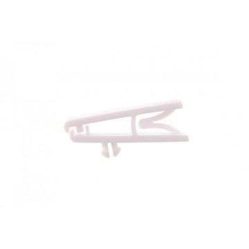 Clips plastiques blanc – lot de 100 photo 1