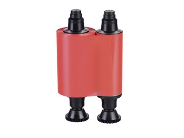 Ruban monochrome rouge Pebble, Dualys, Quantum - 1000 impressions - Evolis Hight Trust photo 1