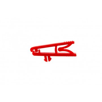 Clips plastiques rouge – lot de 100 photo 1