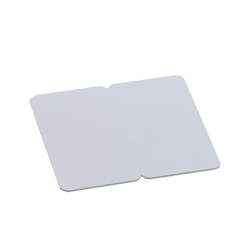 Cartes plastiques laminées bi-cartes blanches - format CB - épaisseur 0.76mm - lot de 500 - Evolis photo 1