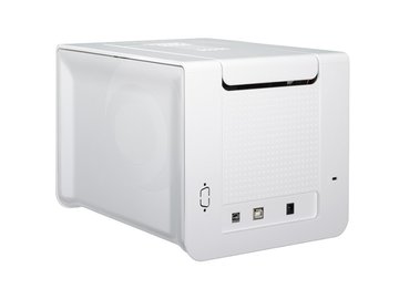 Imprimante à cartes plastiques Evolis Zenius Expert usb & ethernet Brun Taupe photo 2