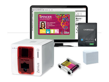 Go Pack Zenius : 1 imprimante Evolis Zenius Classic + 100 cartes + 1 ruban couleur + cardPresso XS edition photo 1