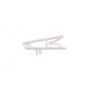 Clips plastiques blanc – lot de 100 miniature photo 1