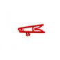 Clips plastiques rouge – lot de 100 miniature photo 1