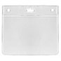Porte-Badge souple présentation horizontale pour 1 carte Format CB – lot de 100 miniature photo 1