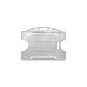 Porte-Badge rigide économique transparent - protection 1 face -présentation horizontale pour  1 carte Format CB – lot de 100 miniature photo 1
