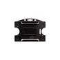 Porte-Badge rigide économique noir - protection 1 face -présentation horizontale pour  1 carte Format CB – lot de 100 miniature photo 1