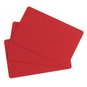 Cartes plastiques laminées couleur rouge - format CB - épaisseur 0.76mm - lot de 100 - Evolis High Trust miniature photo 1