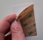 Cartes plastiques laminées adhésives 1 face blanches - format CB - épaisseur 0.40 mm - lot de 100 miniature photo 1