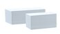 Lot de 500 cartes plastiques longues laminées blanches brillantes - format 120 x 50mm - uniquement pour Edikio Flex miniature photo 1